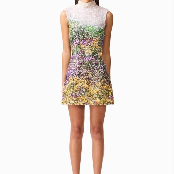 [NWT] Elliatt - Arden Shift Mini Dress in Multi Ombre - Size XS - Picture 8 of 9